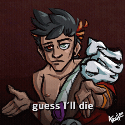 Man Saying Guess I'll Die GIF