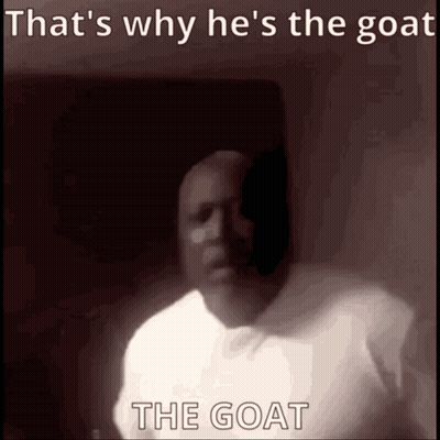 Man Saying He's The Goat GIF