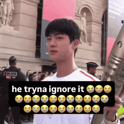 Man Saying He Tryna Ignore It GIF