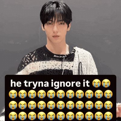 Man Saying He Tryna Ignore It GIF