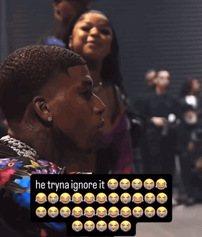Man Saying He Tryna Ignore It GIF