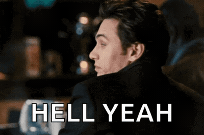 Man Saying Hell Yeah GIF