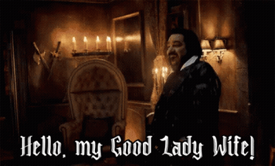 Man Saying Hello My Good Lady Wife GIF