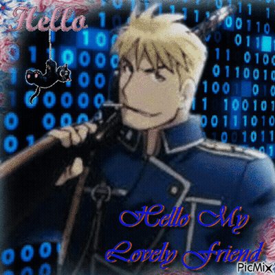 Man Saying Hello My Lovely Friend GIF