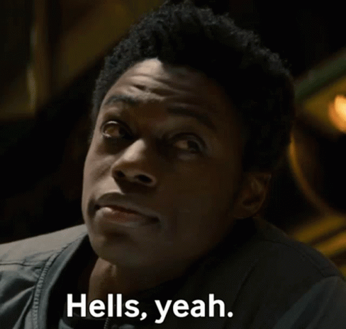 Man Saying Hells Yeah Close Up GIF