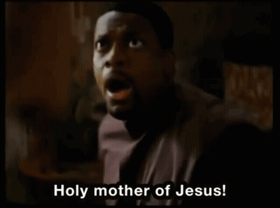 Man Saying Holy Mother Of Jesus GIF