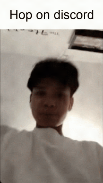 Man Saying Hop On Discord GIF