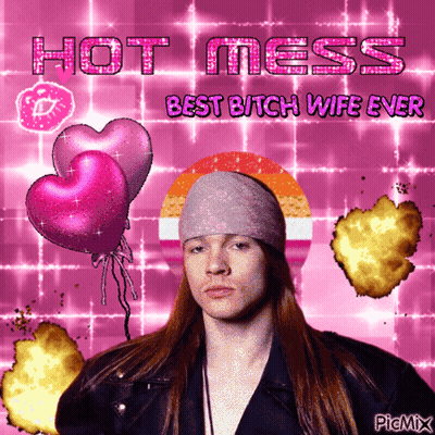 Man Saying Hot Mess Best Bitch Wife Ever GIF