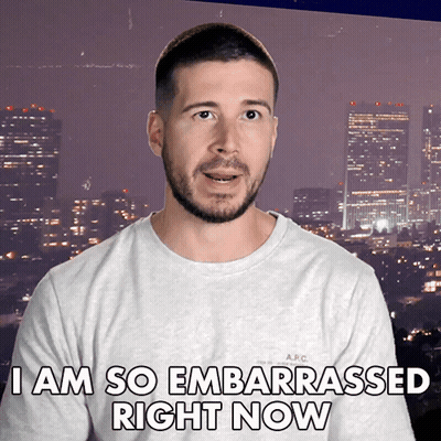 Man Saying I Am Embarrassed GIF