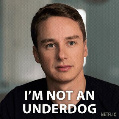 Man Saying I Am Not An Underdog GIF