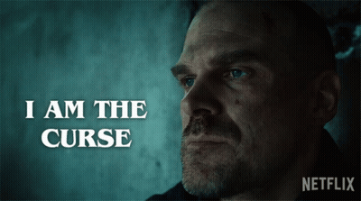 Man Saying I Am The Curse GIF