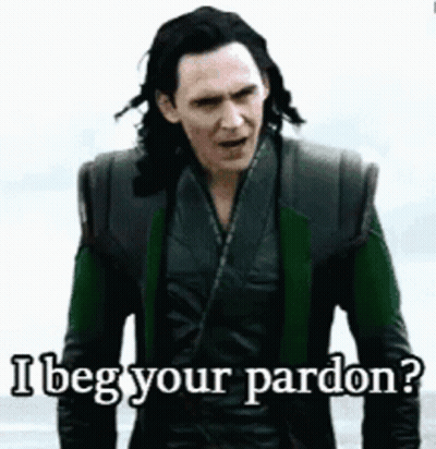 Man Saying I Beg Your Pardon GIF