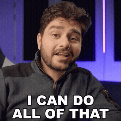 Man Saying I Can Do All Of That GIF