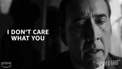Man Saying I Don't Care What You GIF