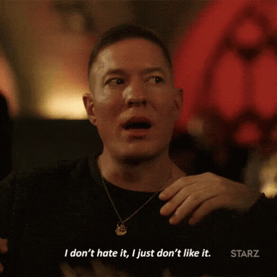 Man Saying I Don't Hate It I Just Don't Like It GIF