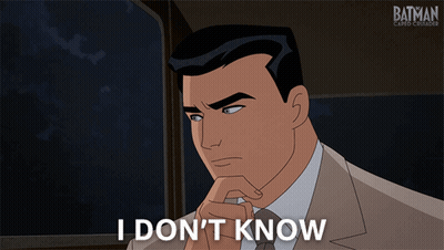 Man Saying I Don't Know GIF