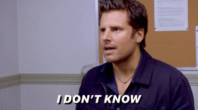 Man Saying I Don't Know GIF