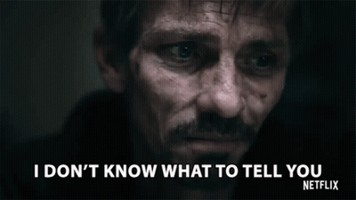 Man Saying I Don't Know What To Tell You GIF