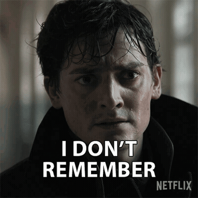 Man Saying I Don't Remember Netflix Ad GIF