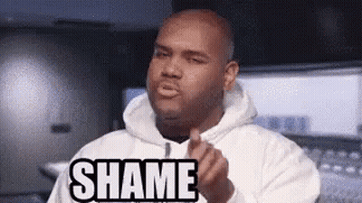 Man Saying I Don't Think So Pointing Finger GIF