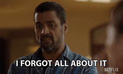 Man Saying I Forgot All About It Netflix Ad GIF