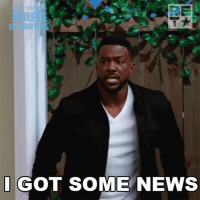 Man Saying I Got Some News GIF