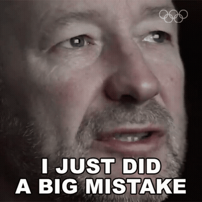 Man Saying I Just Did A Big Mistake GIF