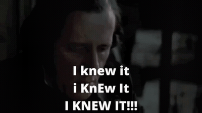 Man Saying I Knew It On Phone GIF