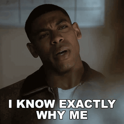 Man Saying I Know Exactly Why Me Serious Look GIF