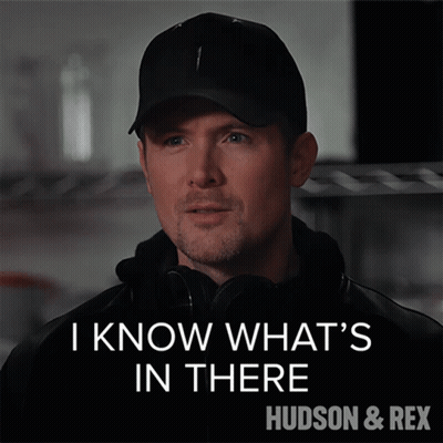 Man Saying I Know What's In There GIF