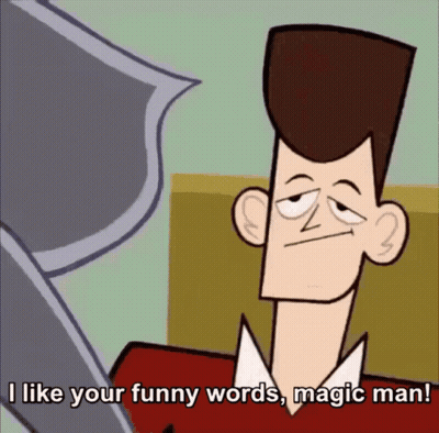 Man Saying I Like Your Funny Words GIF