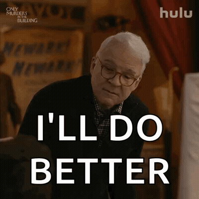 Man Saying I'll Do Better GIF