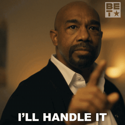 Man Saying I'll Handle It Pointing Finger GIF