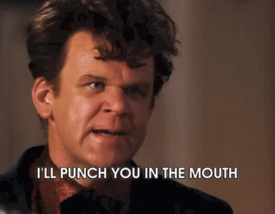 Man Saying I'll Punch You In The Mouth GIF