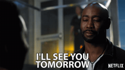 Man Saying I'll See You Tomorrow GIF