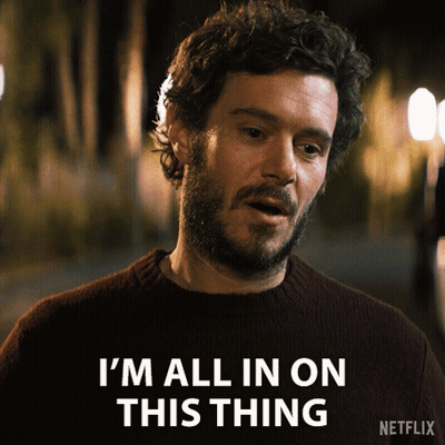 Man Saying I'm All In On Netflix GIF