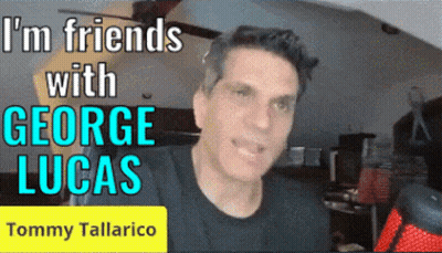 Man Saying I'm Friends With George Lucas GIF