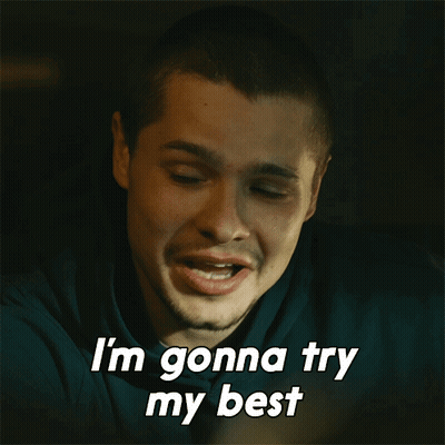 Man Saying I'm Gonna Try My Best GIF