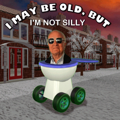 Man Saying I'm Just Getting Old Netflix Ad GIF