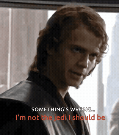 Man Saying I'm Not The Jedi GIF