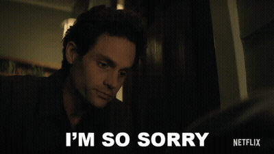 Man Saying I'm So Sorry Netflix GIF
