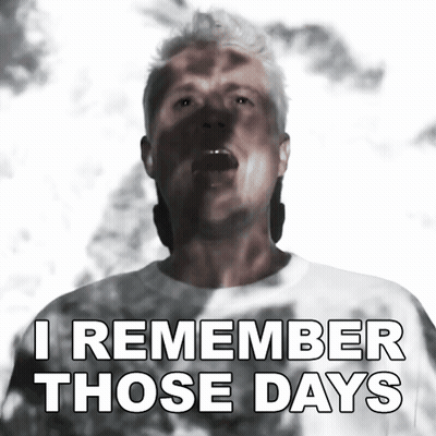 Man Saying I Remember Those Days GIF