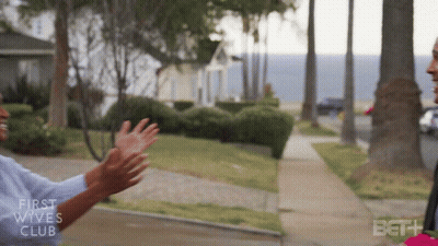 Man Saying I Should Bounce In Front Of BET Logo GIF