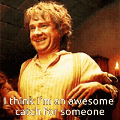 Man Saying I Think I'm An Awesome Catch GIF