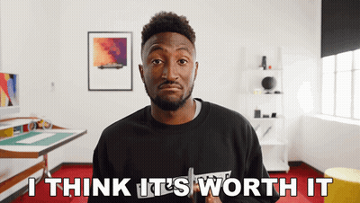 Man Saying I Think It's Worth It GIF