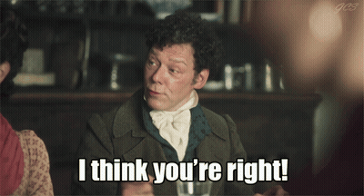 Man Saying I Think You're Right GIF
