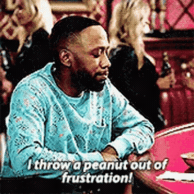 Man Saying I Threw A Peanut GIF