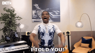 Man Saying I Told You At Keyboard GIF