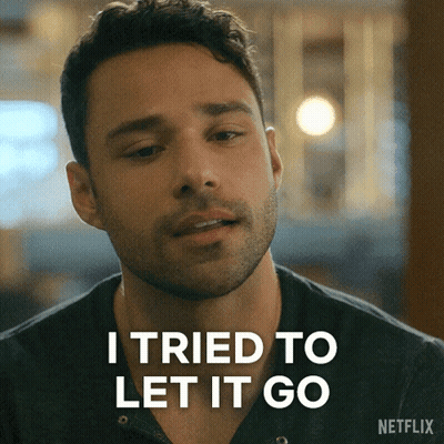 Man Saying I Tried To Let It Go Netflix Ad GIF
