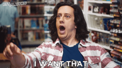 Man Saying I Want That In Store GIF
